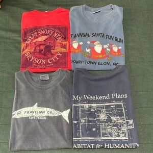 (LOT OF 4) Vintage Comfort Colors Tees
